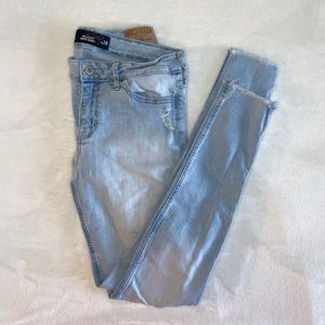 Light Was Hollister Skinny Jeans